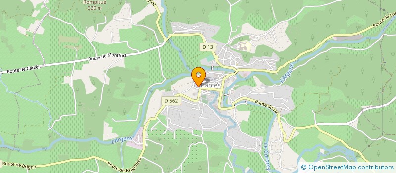 localisation de l'entreprise MONSIEUR JASON KHELIFA  BRIGNOLES