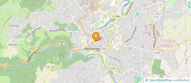 localisation de l'entreprise MONSIEUR JASON KINGSLEY  ANNONAY