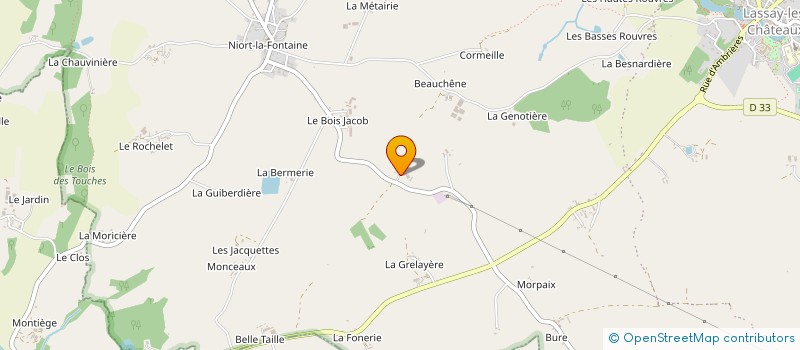 localisation de l'entreprise MONSIEUR JASON LACHAT  LASSAY-LES-CHATEAUX