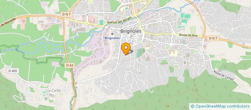 localisation de l'entreprise MONSIEUR JASON LACROIX  BRIGNOLES