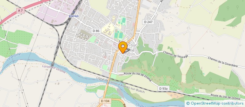 localisation de l'entreprise MONSIEUR JASON LAFLEUR  LIVRON SUR DROME