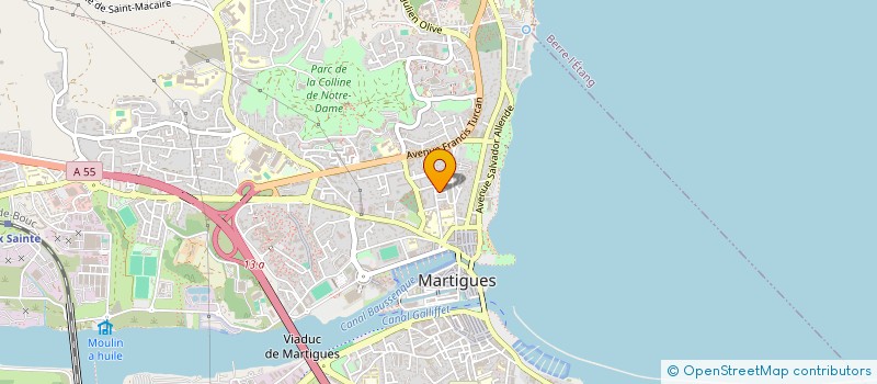 localisation de l'entreprise MONSIEUR JASON LAHAYE  MARTIGUES