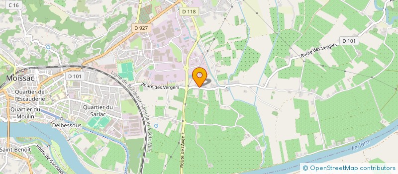 localisation de l'entreprise MONSIEUR JASON LE BATTEUX  SAINT-ANTONIN-NOBLE-VAL