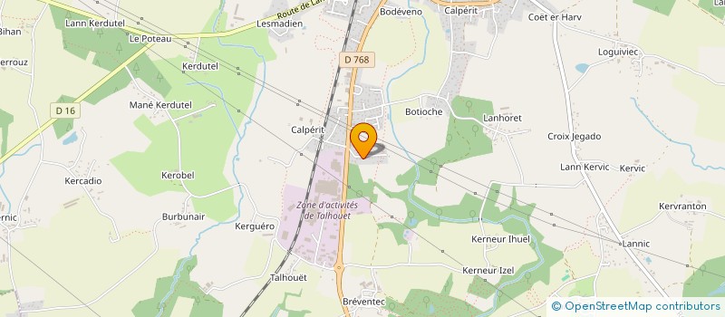 localisation de l'entreprise MONSIEUR JASON LE MENACH  PLUVIGNER