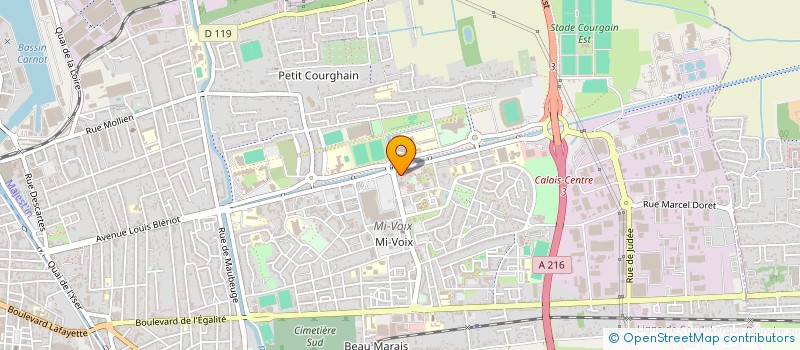 localisation de l'entreprise MONSIEUR JASON LE PETIT  CALAIS