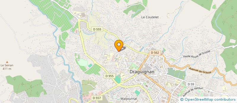 localisation de l'entreprise MONSIEUR JASON LEBORGNE à DRAGUIGNAN