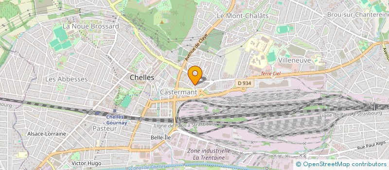 localisation de l'entreprise MONSIEUR JASON LECOULEUX  CHELLES