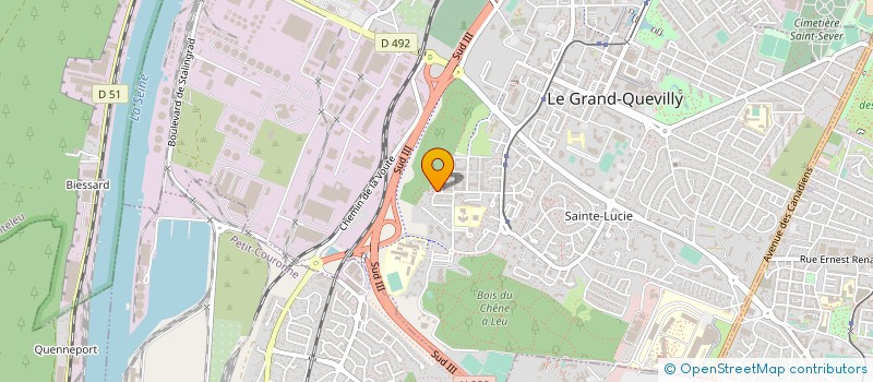 localisation de l'entreprise MONSIEUR JASON LEFLAMAND  LE GRAND-QUEVILLY