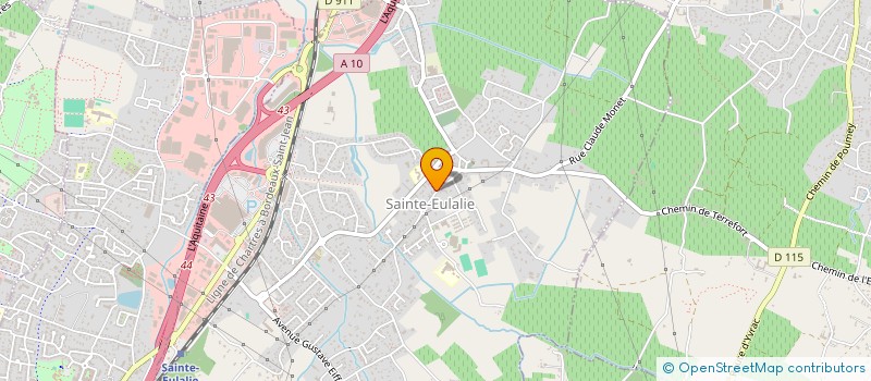 localisation de l'entreprise MONSIEUR JASON LEMAIRE  SAINTE-EULALIE