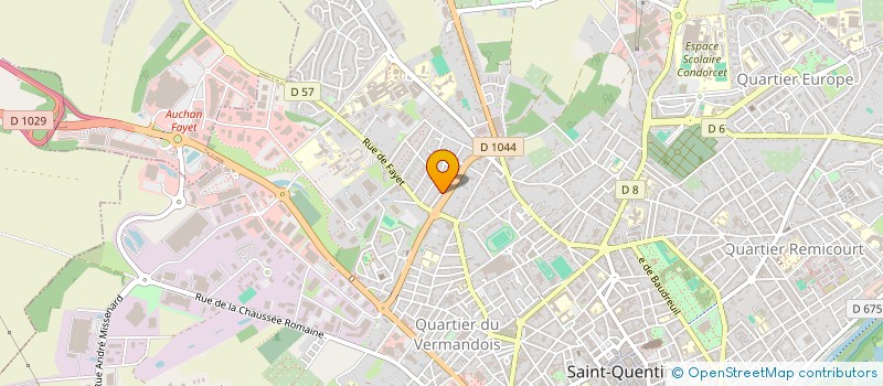 localisation de l'entreprise MONSIEUR JASON LEMOINE à SAINT-QUENTIN