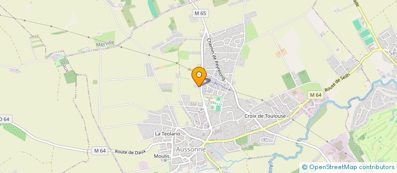 localisation de l'entreprise MONSIEUR JASON LIEVY à AUSSONNE