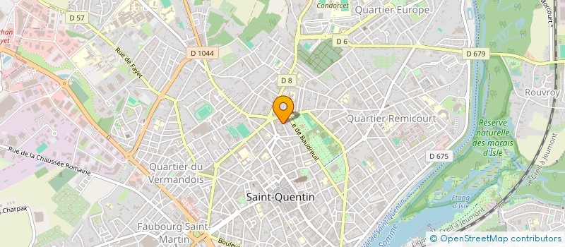 localisation de l'entreprise MONSIEUR JASON LOBJOIS à SAINT-QUENTIN