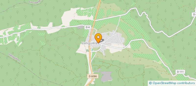 localisation de l'entreprise MONSIEUR JASON MAGUIRE  VALLIGUIERES