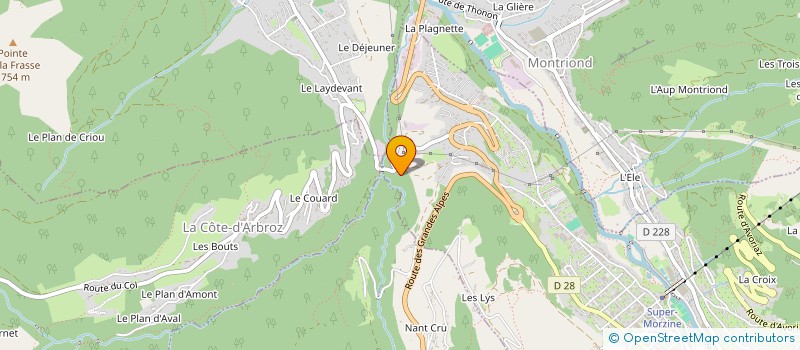 localisation de l'entreprise MONSIEUR JASON MARSH à MORZINE