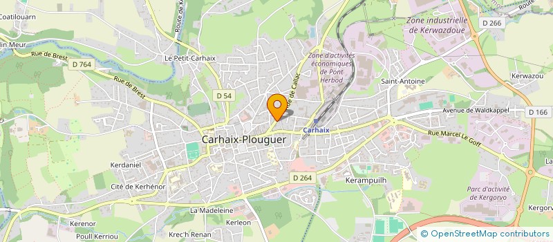 localisation de l'entreprise MONSIEUR JASON MARUHI  CARHAIX-PLOUGUER