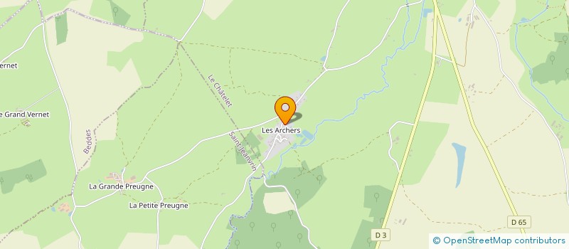 localisation de l'entreprise MONSIEUR JASON MASSEY  LE CHATELET