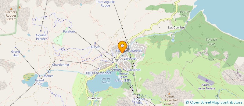 localisation de l'entreprise MONSIEUR JASON MCDONALD  TIGNES