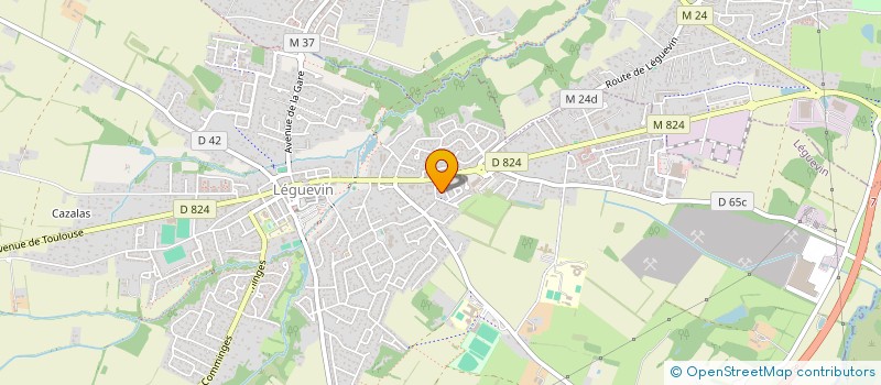 localisation de l'entreprise MONSIEUR JASON MESNIL  LEGUEVIN