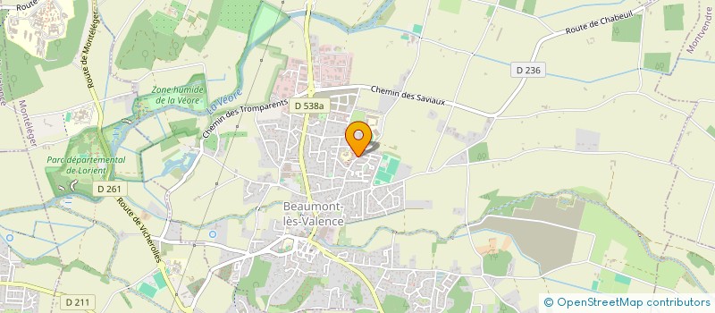 localisation de l'entreprise MONSIEUR JASON MILLIER  BEAUMONT-LES-VALENCE