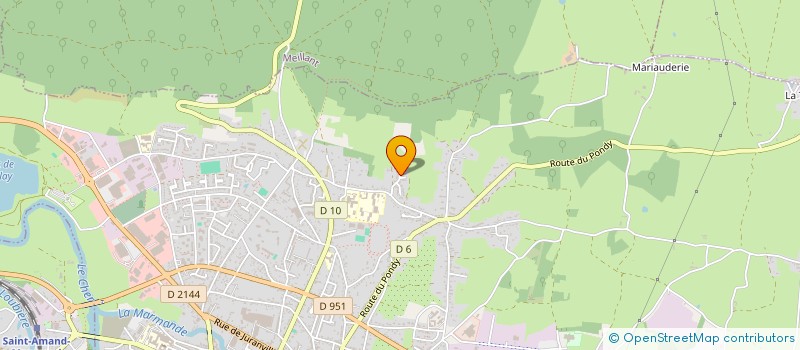 localisation de l'entreprise MONSIEUR JASON MONCE  SAINT-AMAND-MONTROND