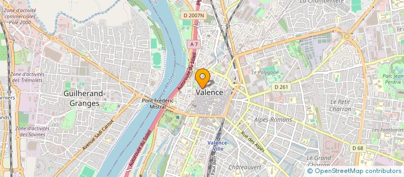 localisation de l'entreprise MONSIEUR JASON MOREAU  VALENCE