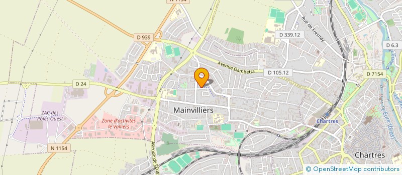 localisation de l'entreprise MONSIEUR JASON NERET à MAINVILLIERS