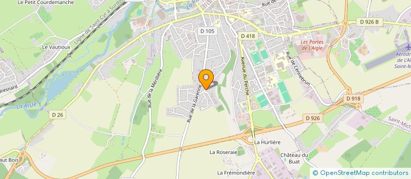 localisation de l'entreprise MONSIEUR JASON NGOLA à L'AIGLE