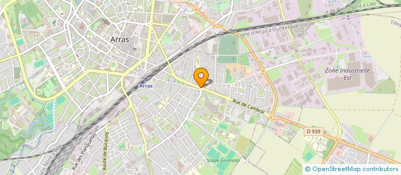 localisation de l'entreprise MONSIEUR JASON NOWAK à ARRAS