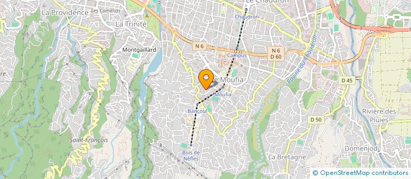 localisation de l'entreprise MONSIEUR JASON PAYET  SAINT-DENIS