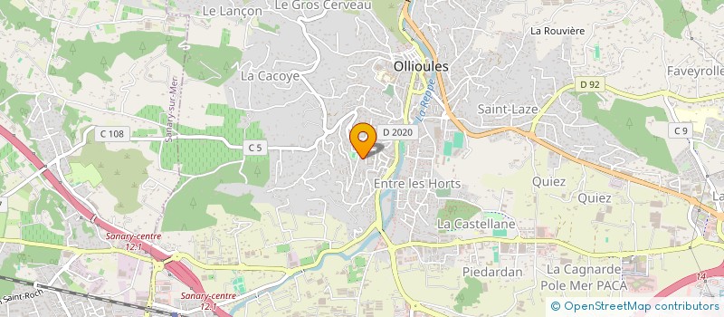 localisation de l'entreprise MONSIEUR JASON PEDRONA  OLLIOULES