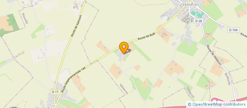 localisation de l'entreprise MONSIEUR JASON PERCHET  YEBLERON