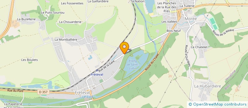 localisation de l'entreprise MONSIEUR JASON PETIN  FRETEVAL