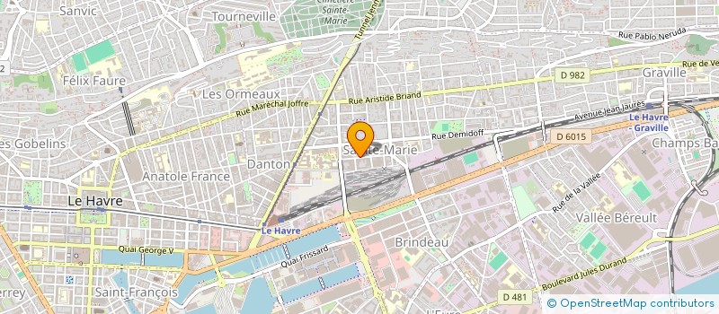 localisation de l'entreprise MONSIEUR JASON PETIT à LE HAVRE