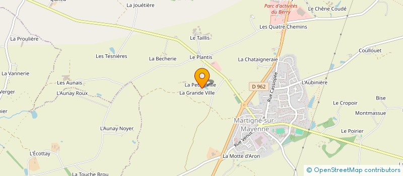 localisation de l'entreprise MONSIEUR JASON PETITPREZ  MARTIGNE-SUR-MAYENNE