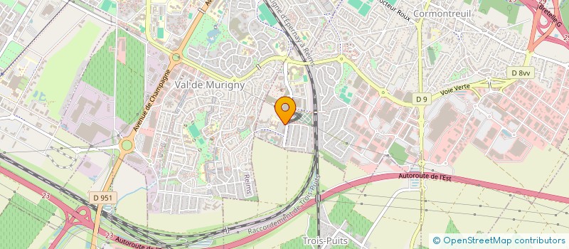 localisation de l'entreprise MONSIEUR JASON PIQUARD  CORMONTREUIL