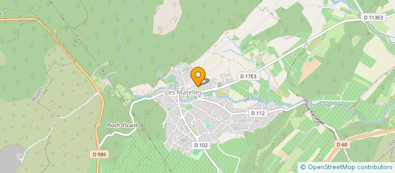 localisation de l'entreprise MONSIEUR JASON POMPON  LES MATELLES