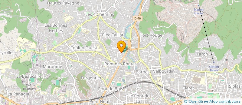 localisation de l'entreprise MONSIEUR JASON RAMDANI  TOULON