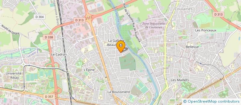 localisation de l'entreprise MONSIEUR JASON RAYMONDEAU  THENAC