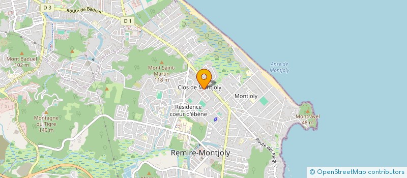 localisation de l'entreprise MONSIEUR JASON REGIS-CONSTANT  REMIRE-MONTJOLY