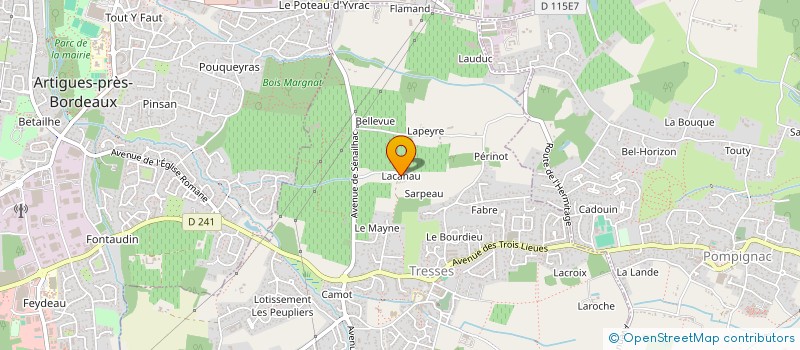 localisation de l'entreprise MONSIEUR JASON REINHARD  TRESSES