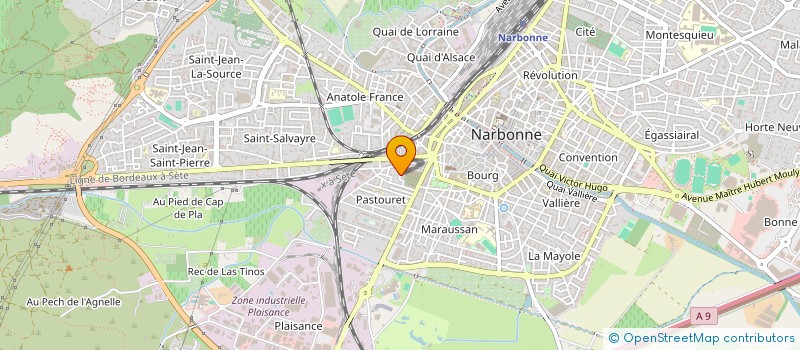 localisation de l'entreprise MONSIEUR JASON REY  NARBONNE