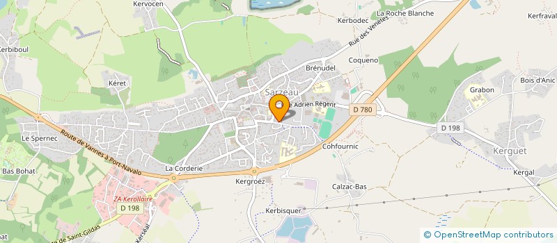 localisation de l'entreprise MONSIEUR JASON RICHARD  SARZEAU