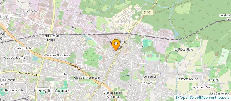 localisation de l'entreprise MONSIEUR JASON ROUSSEAU  FLEURY-LES-AUBRAIS