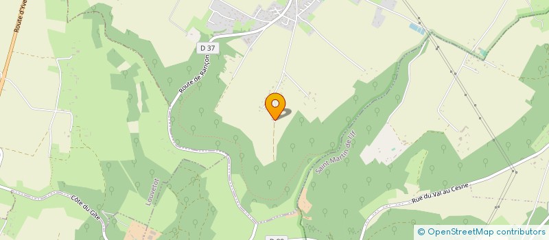 localisation de l'entreprise MONSIEUR JASON ROUVILLAIN  LE TRAIT