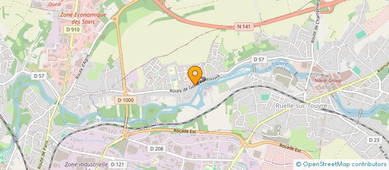 localisation de l'entreprise MONSIEUR JASON ROYER  RUELLE-SUR-TOUVRE