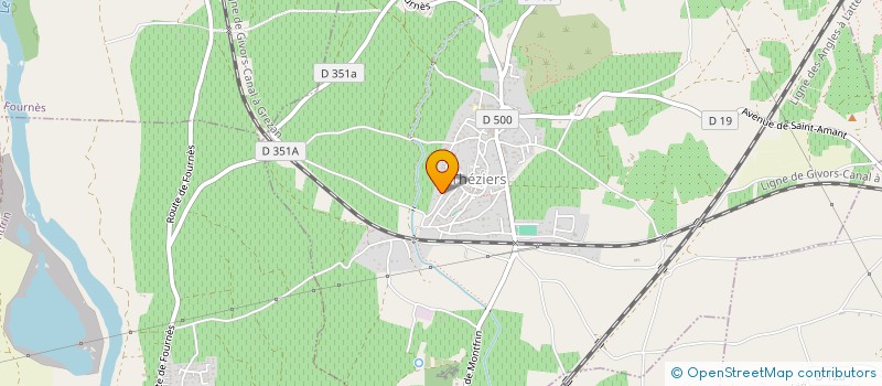 localisation de l'entreprise MONSIEUR JASON SALLIO  THEZIERS