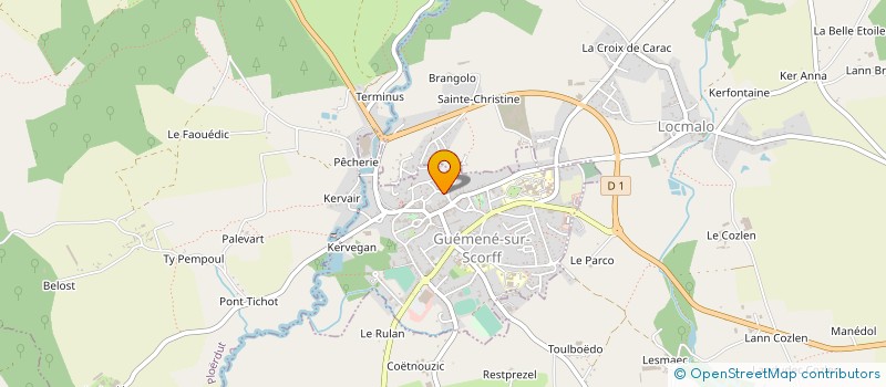 localisation de l'entreprise MONSIEUR JASON SAMS  GUEMENE-SUR-SCORFF