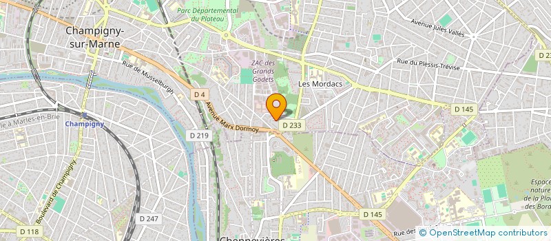 localisation de l'entreprise MONSIEUR JASON SLAMA à CHAMPIGNY-SUR-MARNE