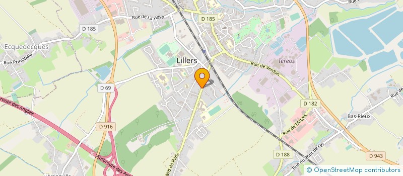 localisation de l'entreprise MONSIEUR JASON TABARY à LILLERS