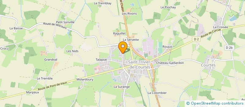 localisation de l'entreprise MONSIEUR JASON TILLOI  SAINT-TRIVIER-DE-COURTES